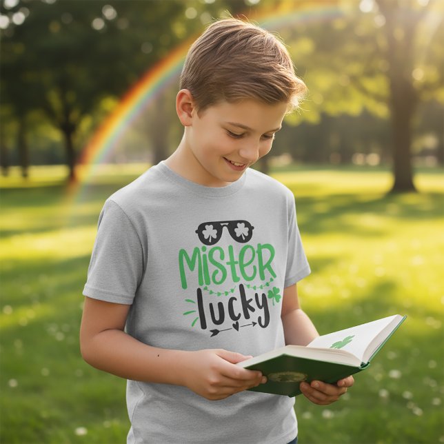 Sr. Lucky Rua Patrick T-Shirt para Crianças (Criador carregado)
