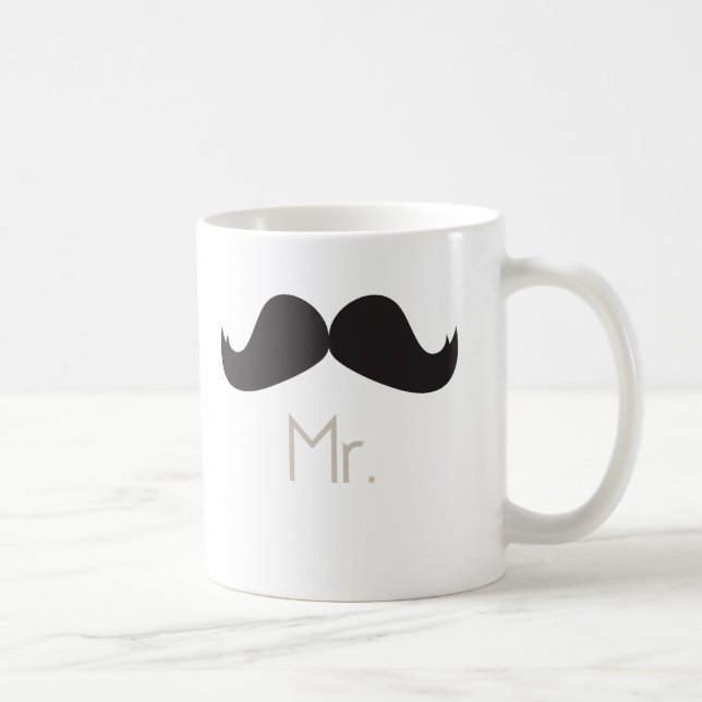 Sr. Moustache Caneca (Direita)