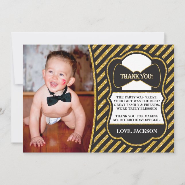 Sr. ONEMaravilhoso Cartões de agradecimentos de an (Frente)