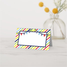 Sr. ONEMaravilhoso Tent Cards | Buffet, Cartões De