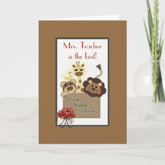 Sr. ou Sra. Teacher Modelo