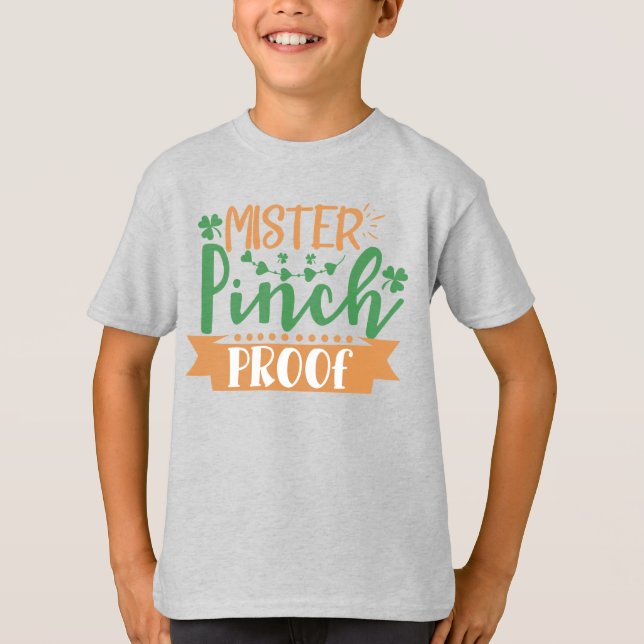 Sr. Pinch Proof Rua Patrick T-Shirt para Crianças (Frente)