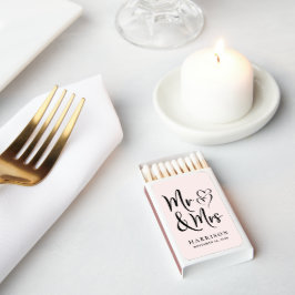 Sr. Pink Hearts Wedding Favor