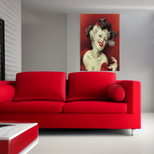 Sra. Claus AI Art Poster