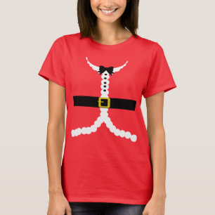 Sra. Claus Traje Camisa