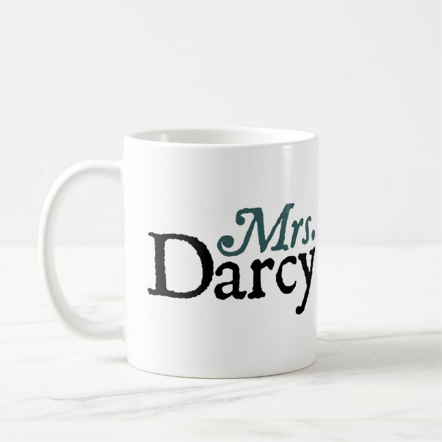 Sra. Darcy Caneca de Jane Austen (Esquerda)