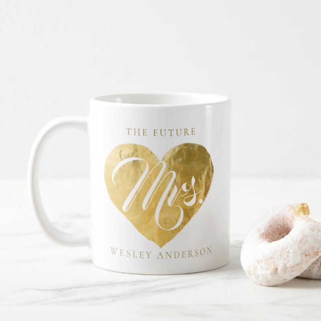 Sra. futura caneca de café (Com Donut)