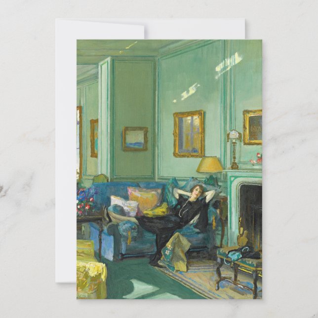 Sra. Osler | Sir John Lavery (Frente)