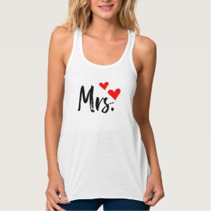 Sra. Tank Top – Design de Coração Fofo e Moderno