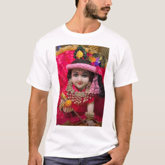 Sree Krisna Designer imprimiu camiseta