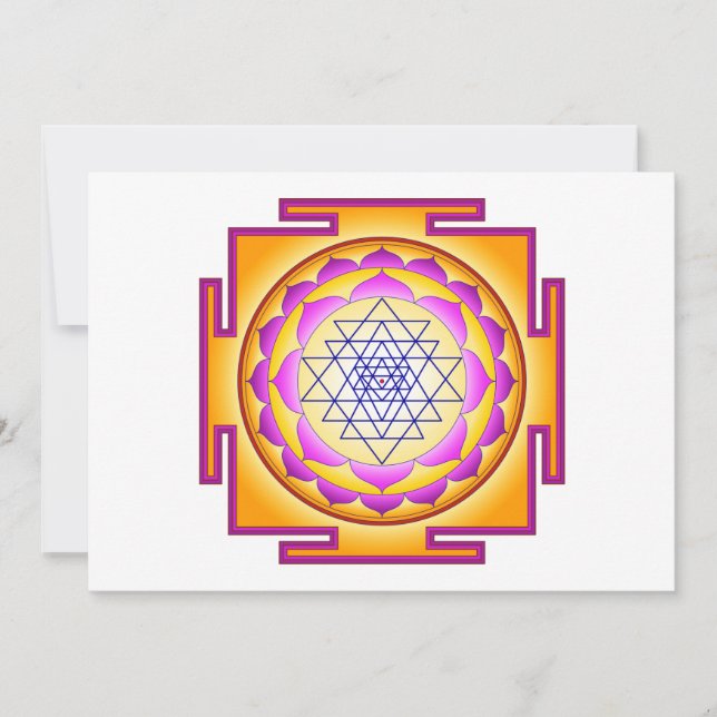 Sri Chakra Deusa Shri Lalitha Tripura Sundari (Frente)