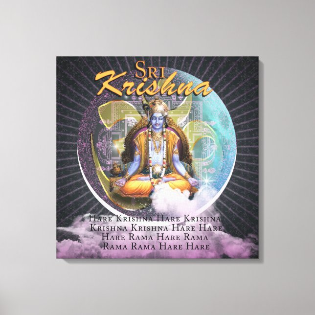 SRI KRISHNA - Canvas impressa (Frente)