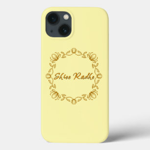 Sri Radhe - bela floral - Hare Krishna