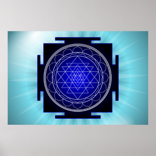 sri yantra poster (Frente)
