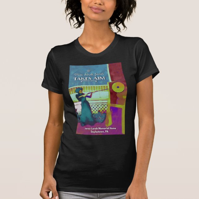 Srta. Sarah James Leva Camiseta Aim (Frente)