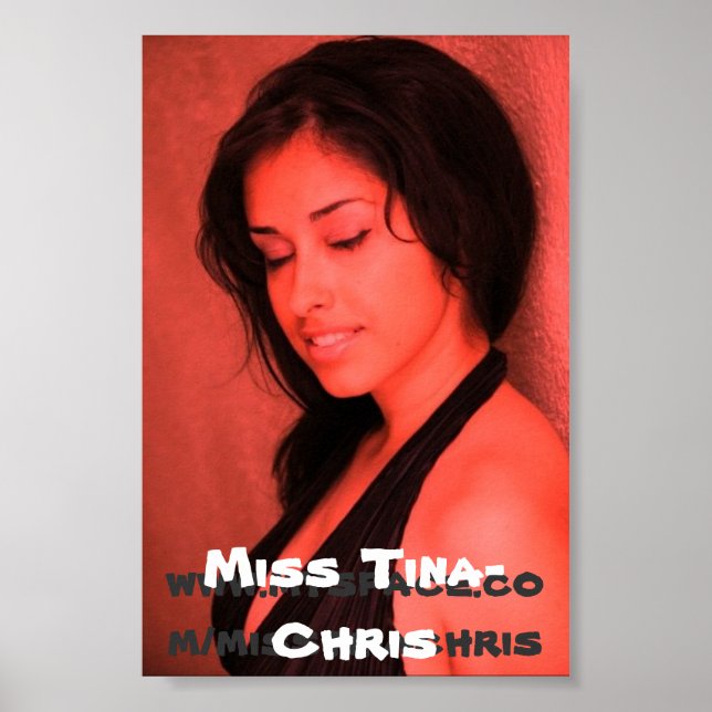 Srta. Tina-Chris Poster (Frente)