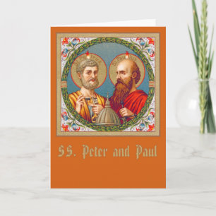 SS. Pedro e Paulo (JMAS 01) Cartão de Boas Festas