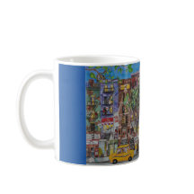 St. As marcas colocam, caneca de NYC