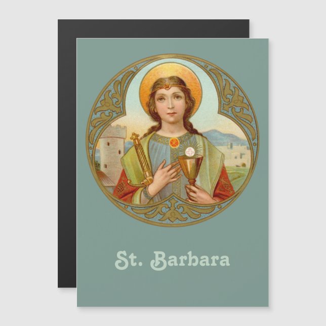 St. Barbara (BK 001) 13x18cm (Frente/Verso)