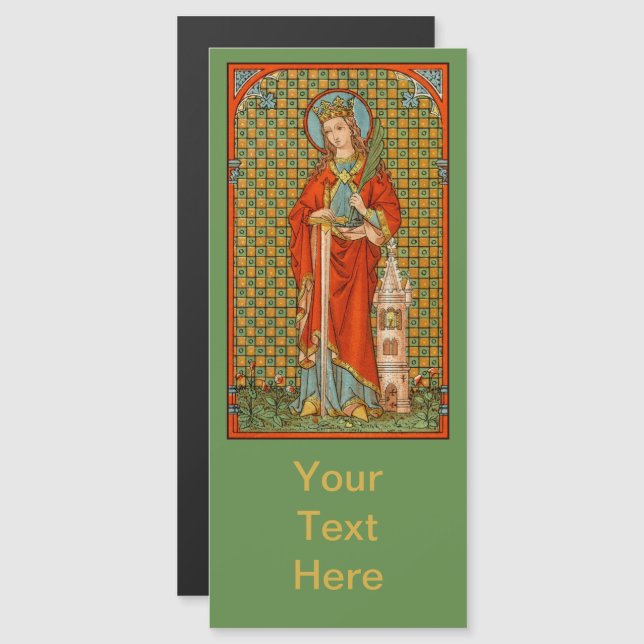 St. Bárbara  (JP 01) 4"x9" (Frente/Verso)