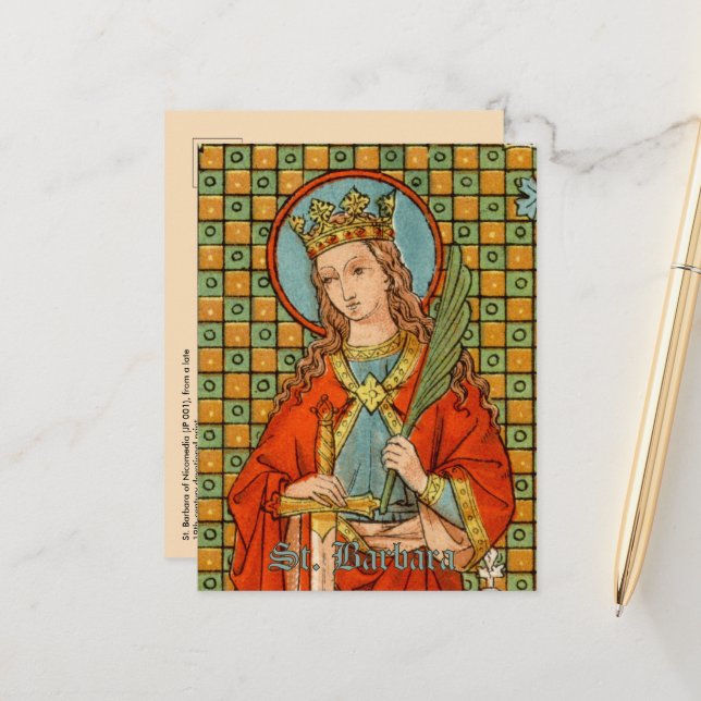 St. Barbara  (JP 01) Cartão Postal 1 (Frente/Verso In Situ)