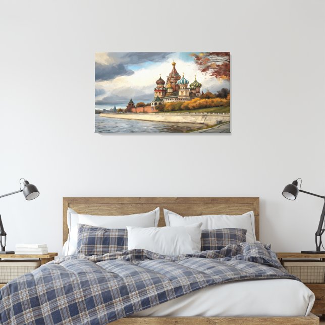 St. Basil's Cathedral Canvas Art Print (Insitu(Quarto))