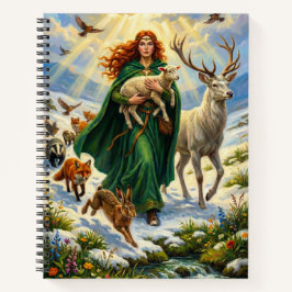 St Brigid Spring Goddess Woodland Animals Imbolc