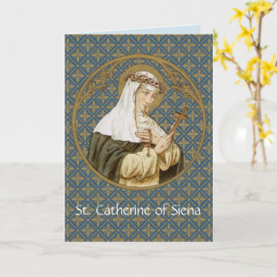 St. Catarina de Siena (BK 19) Cartão de Saudação e