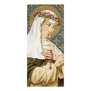 St. Catherine de Siena (BK 19) Cartão Desdobrável