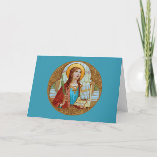 St. Cecília de Roma (BK 003) Cartão de Boas Festas