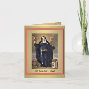St. Elizabeth do cartão de Portugal