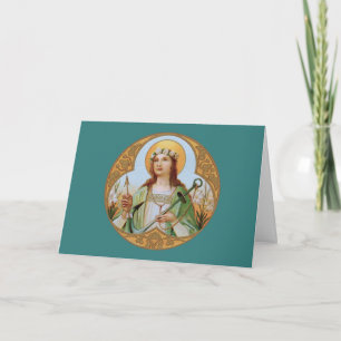 St. Filomena (BK 005) Cartão de Saudação em Branco