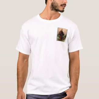 St Francis do t-shirt de Assisi
