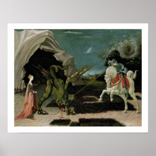 St George & o poster do impressão da arte do