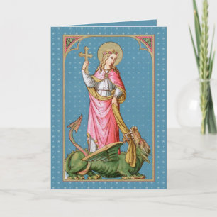 St. Margarida de Antioquia (SAU 038) Cartão de Boa