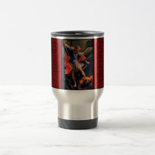 St Michael a caneca de viagem do arcanjo