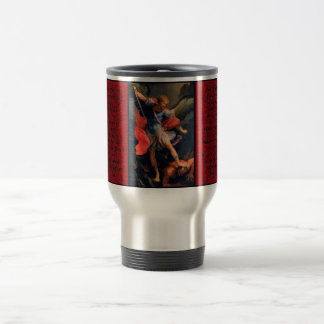 St Michael a caneca de viagem do arcanjo