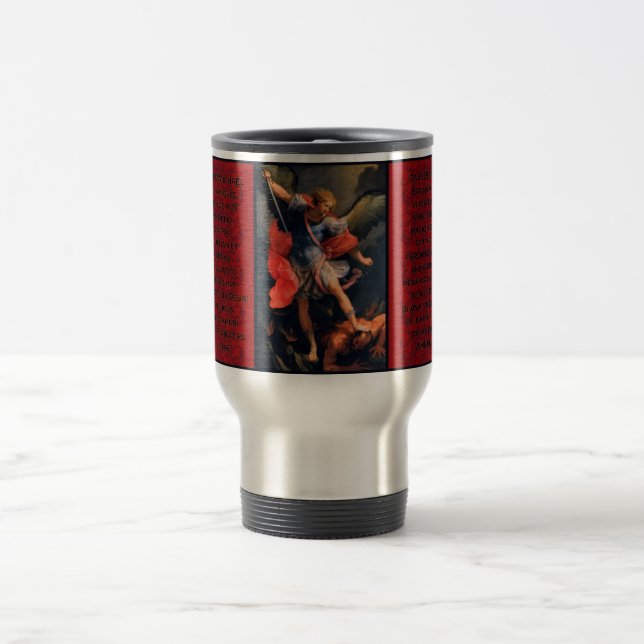 St Michael a caneca de viagem do arcanjo (Centro)