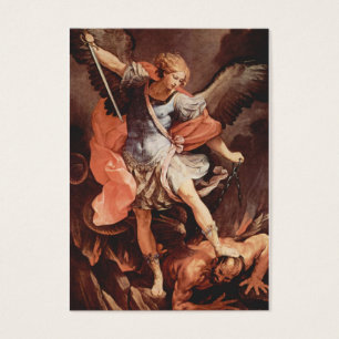 St Michael o cartão da oração do arcanjo