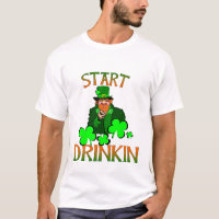 St. O t-shirt bêbedo do rissol