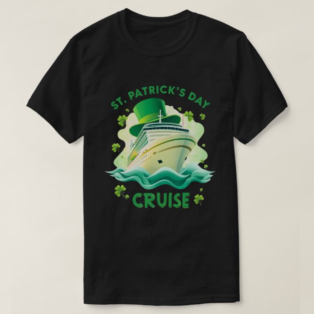 St. Patrick’s Day Cruise T-Shirt  (Frente do Design)