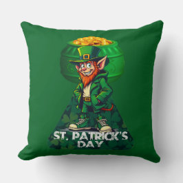 St Patrick’s Day Pot of Gold - almofada