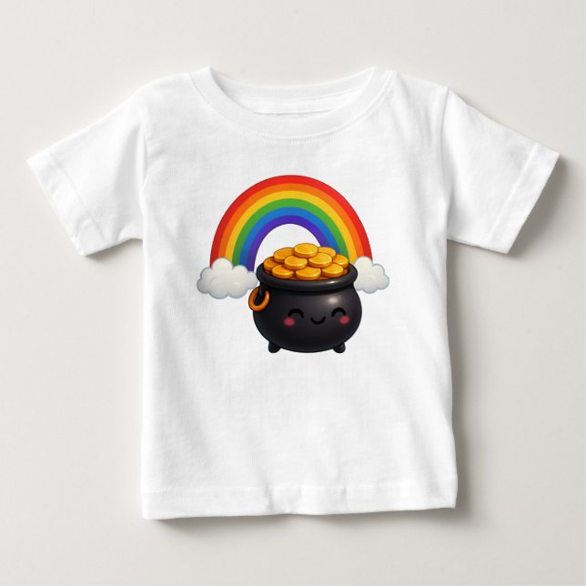 St Patrick’s Day Pot of Gold T-Shirt (Frente)