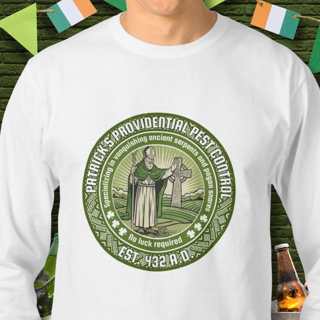 St. Patrick's Day Irish Catholic T-Shirt (Criador carregado)