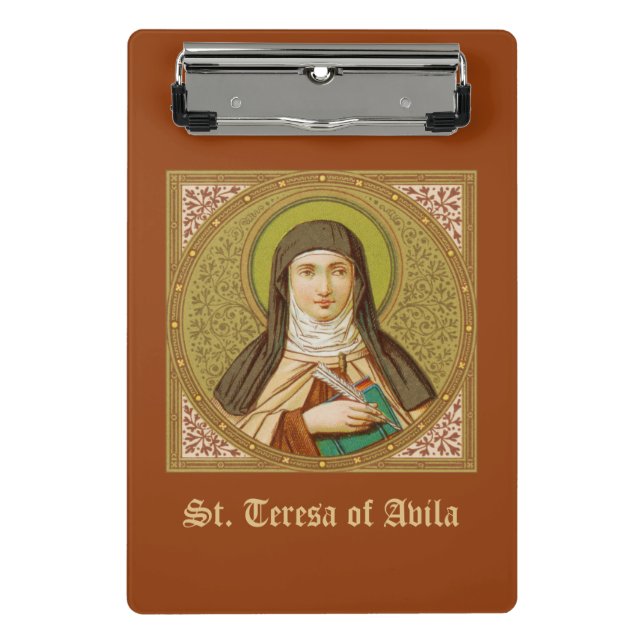 St. Teresa de Ávila (SNV 27) Mini Prancheta #2a (Frente)