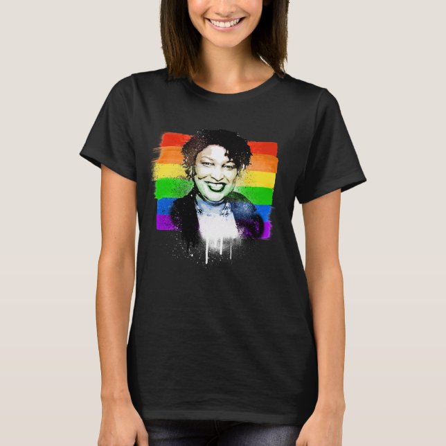 Stacey Abrams Pride T-Shirt (Frente)