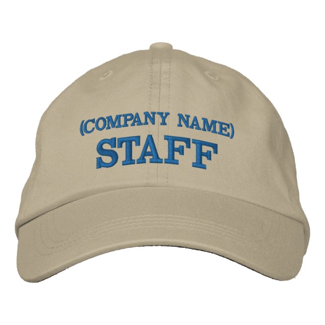 STAFF Boné | Boné de Equipe Bordado Personalizado  (Frente)