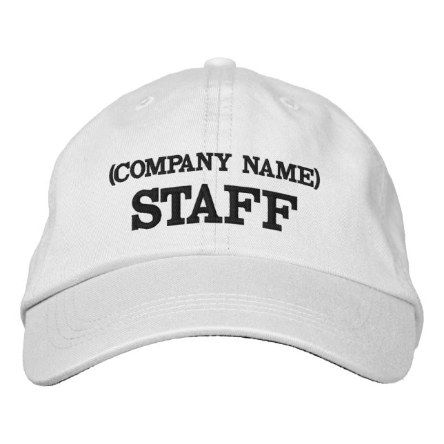 STAFF Boné | Boné de Staff Bordado Personalizado | (Frente)