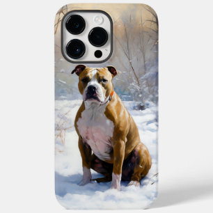 Staffordshire Americana Deixa-o nevar no Natal