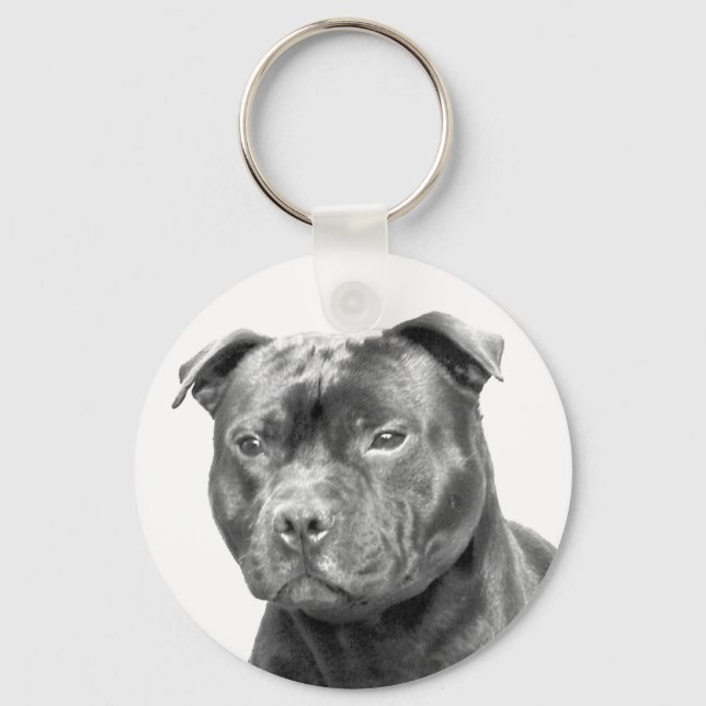 Staffordshire Bull Terrier Chaveiro (Frente)